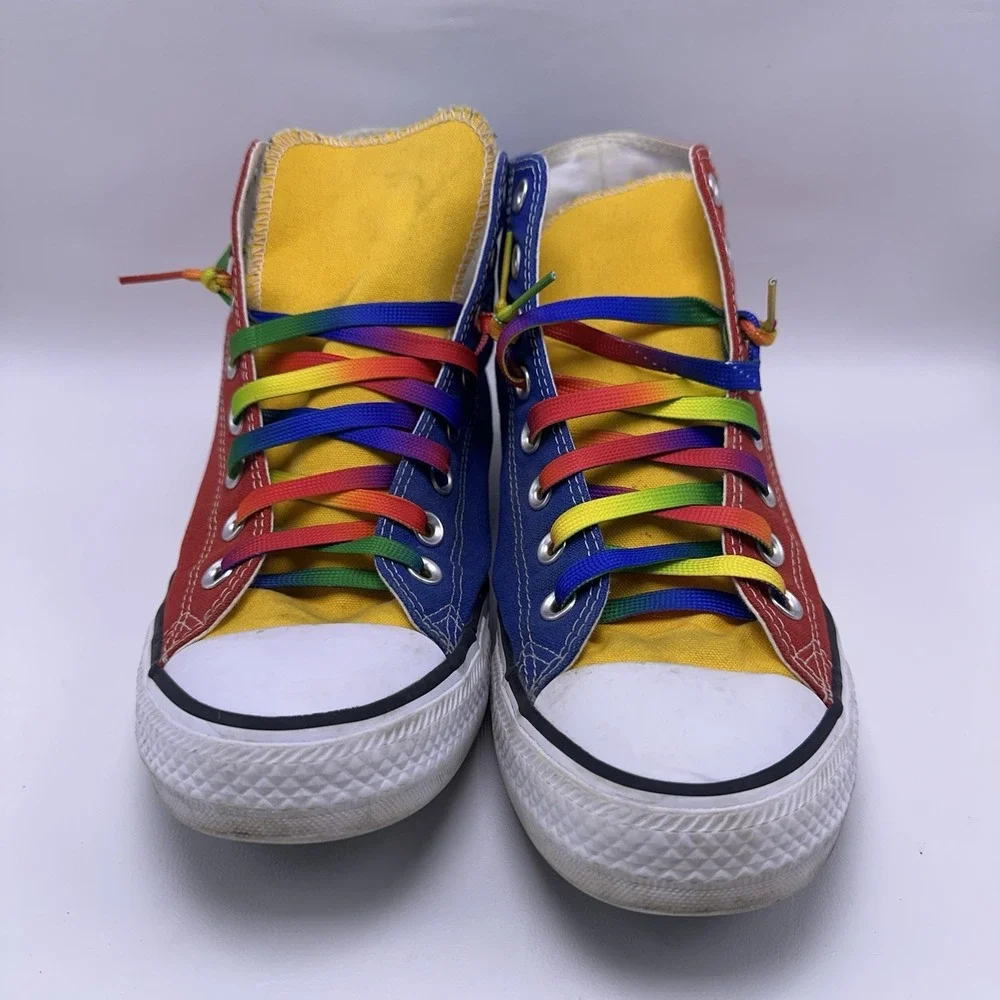 Converse All Star  Men's‎ 9 Womens 11 Shoes Colorblock High Top Sneaker